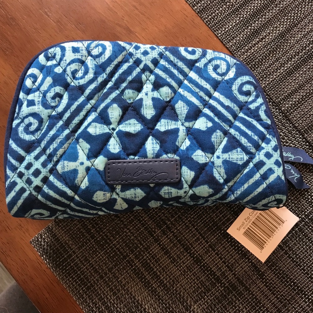 Vera Bradley Small Zip Cosmetic Bag - Cuban Tiles
